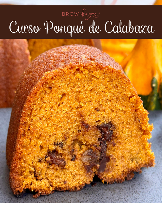 Curso de Ponque Calabaza con Nuez y Chocolate